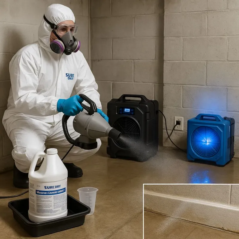 Sanitization and Odor Removal process in Miami Shores, FL